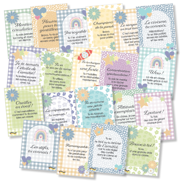 Cartes de motivation – L'Indispensable